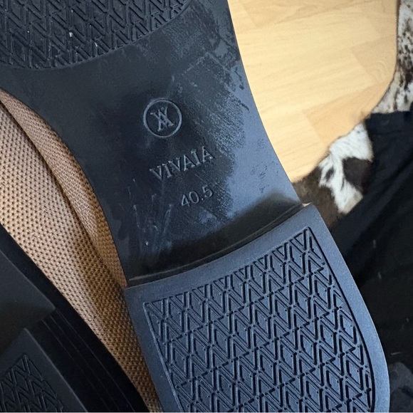 VIVAIA Square-Toe Water-Repellent Ankle Boots‎ In Nutmeg Size 40.5 - Picture 7 of 9